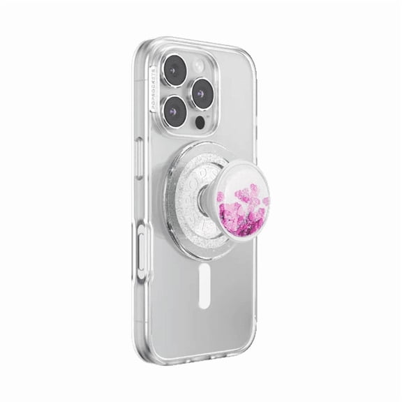 PopSockets Phone Grip for MagSafe, Magnetic Holder, Phone Stand, Tidepool - Tidepool Glitter Bomb