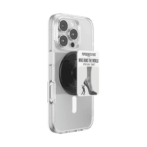 PopSockets MagSafe Phone Grip with Kickstand and Swappable Top - Who Runs the World