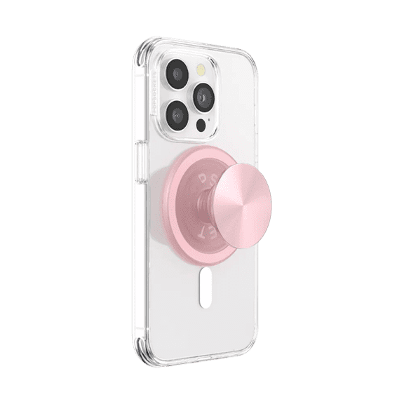 PopSockets Phone Grip for MagSafe, Magnetic Holder, Phone Stand, Light Pink - Dusty Rose