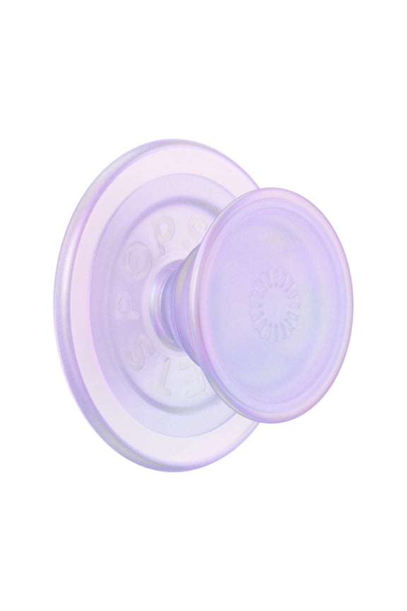 Phone Grip for MagSafe, Magnetic Holder, Phone Stand, Pink - Opalescent Clear