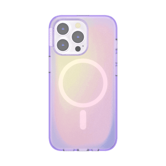 PopSockets iPhone 13 Pro Phone Case with MagSafe, Wireless Charging Compatible, Purple - Aura
