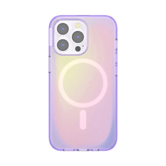 PopSockets Phone Case for Apple iPhone 13 Pro, MagSafe Compatible, 10ft Drop Protection, Aura