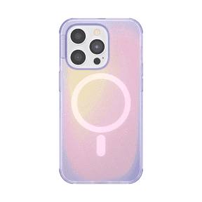 PopSockets Phone Case for Apple iPhone 14 Pro, MagSafe Compatible, 10ft Drop Protection, Aura