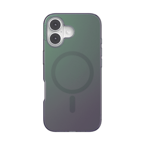 PopSockets iPhone 17 Phone Case with MagSafe, Wireless Charging Compatible, Green - Nightshade