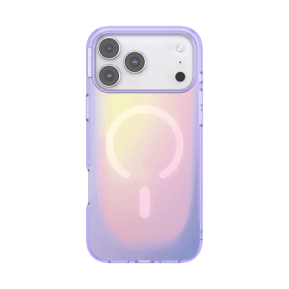 PopSockets iPhone 17 Pro Max Phone Case with MagSafe, Wireless Charging Compatible, Purple - Aura PopSockets iPhone 17 Pro Max Phone Case with MagSafe, Wireless Charging Compatible, Purple - Aura