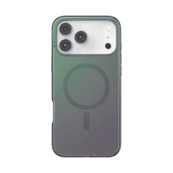 PopSockets iPhone 17 Pro Max Phone Case with MagSafe, Wireless Charging Compatible, Green - Nightshade
