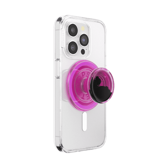 PopSockets Phone Grip for MagSafe, Magnetic Holder, Phone Stand, Hot Pink - Tidepool Lava Lamp Absinthe