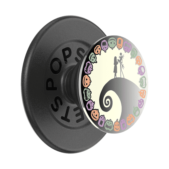 PopSockets MagSafe Phone Grip with Kickstand and Swappable Top - Disney Enamel Scary Love Dusk