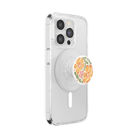 PopSockets Phone Grip for MagSafe, Magnetic Holder, Phone Stand, Boho - Desert Garden