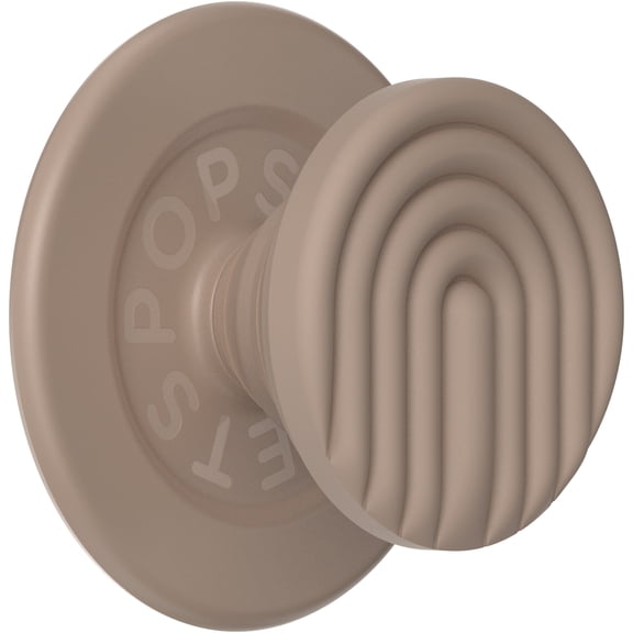 PopSockets Phone Grip for MagSafe, Magnetic Holder, Phone Stand, Neutral - Latte Curves