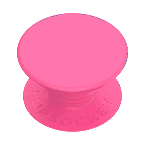 PopSockets Adhesive Phone Grip and Kickstand with Swappable Top - Neon Pink