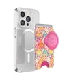 thumbnail image 1 of PopSockets Phone Wallet for MagSafe, Phone Card Holder with Grip, Rainbow - Paisley Gaudy, 1 of 5