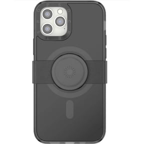 PopSockets PopCase and Slide - Designed for iPhone 12/12 Pro - Compatible with MagSafe Accessories - Black