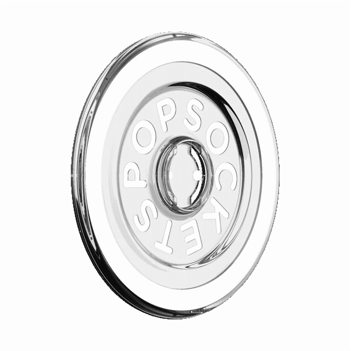 PopSockets Round Magnetic Base Only, Compatible with PopSockets Tops, Clear - Clear