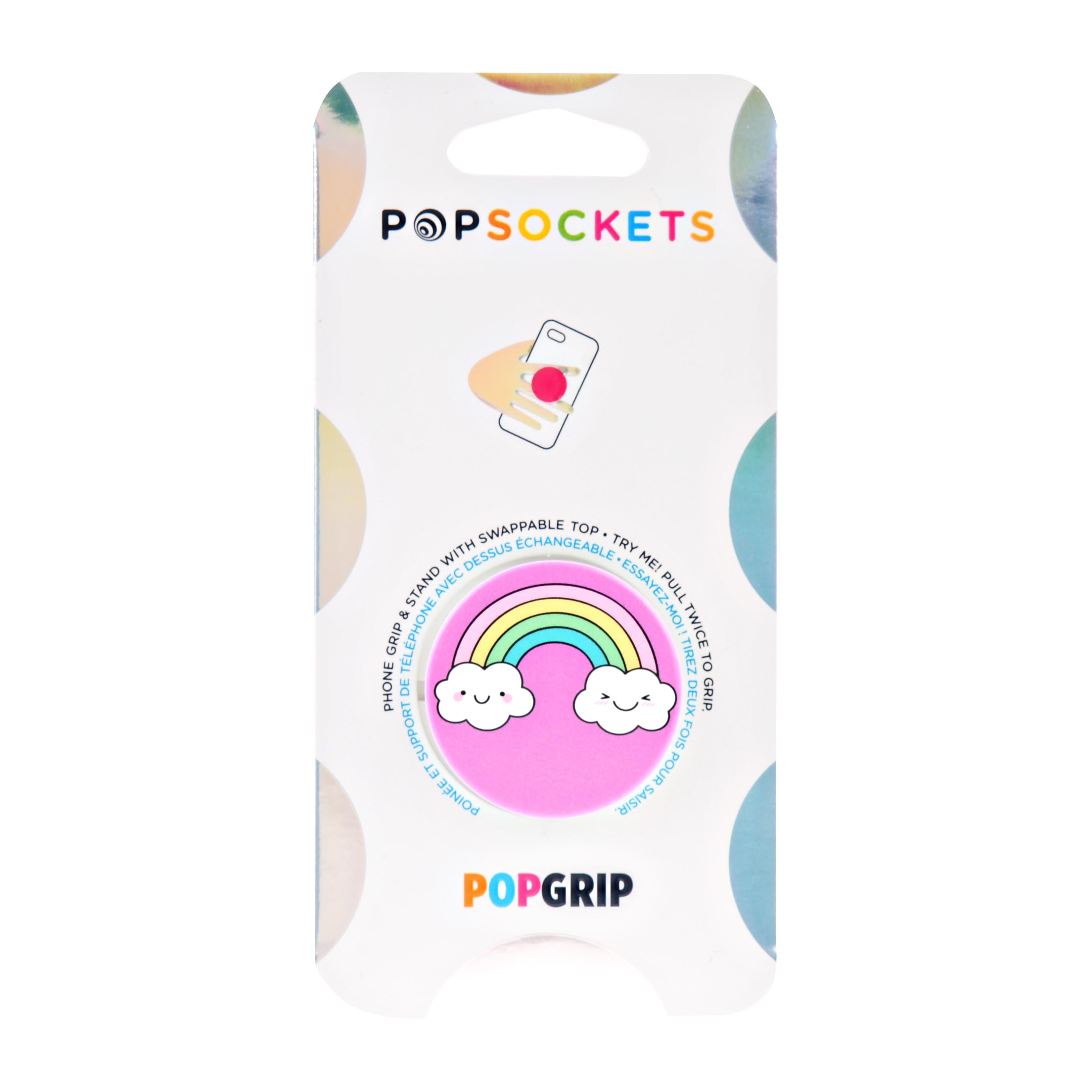 PopSockets PopGrip Enamel Cell Phone Grip & Stand - Fly Me To The Moon