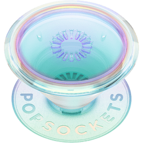 PopSockets PopGrip Stand and Grip with Swappable Top - Clear Iridescent