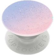 PopSockets Premium Grip with Swappable Top for Cell Phones, PopGrip Glitter Morning Haze