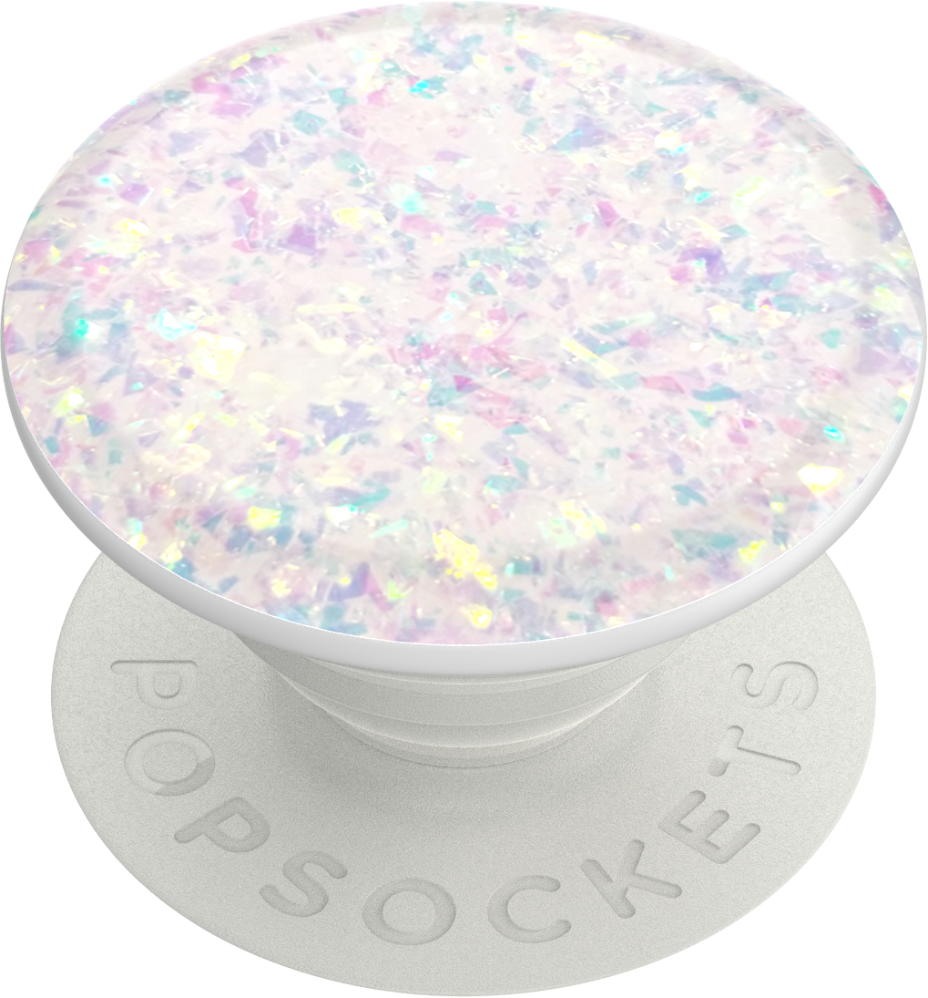 PopSockets PopGrip Con Supporto E Base Espandibile - Glitter Iridescent Confetti Rose