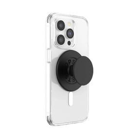 PopSockets Phone Grip for MagSafe, Magnetic Holder, Phone Stand, Black - Black