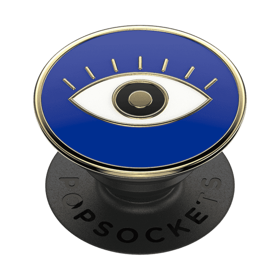 PopSockets Adhesive Phone Grip, Holder, Phone Stand, Enamel - Enamel Evil Eye