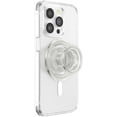thumbnail image 1 of PopSockets Round Phone Grip Compatible with MagSafe, Adapter Ring Included, Phone Holder, Wireless Charging Compatible - Clear Glitter, 1 of 11