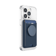 thumbnail image 1 of PopSockets Phone Wallet for MagSafe, Phone Card Holder with Grip, Navy Blue - Navy, 1 of 5