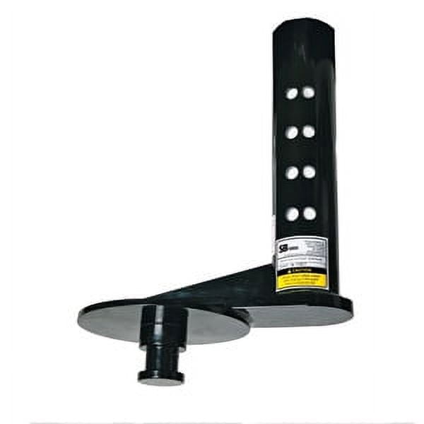 PopUp SB5 4in Round Gooseneck to 5th Wheel Hitch 9in Extended King Pin