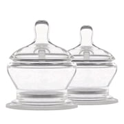 PopYum Stage 3 Fast Flow Nipples, 2-pack, anti-colic, natural latch