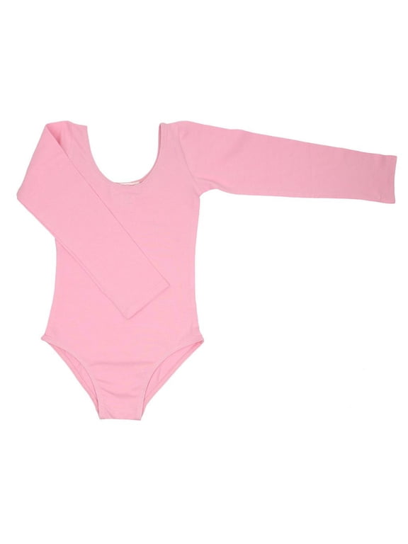 Pink Dance Leotard Long Sleeved (Toddler, Little Girls & Big Girls)