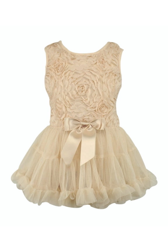 Twirling Tutu Dress (2T-7) for Girls - 2 Layer Soft Tulle, Fit and Flare, Ballet and Birthday Special Occassion