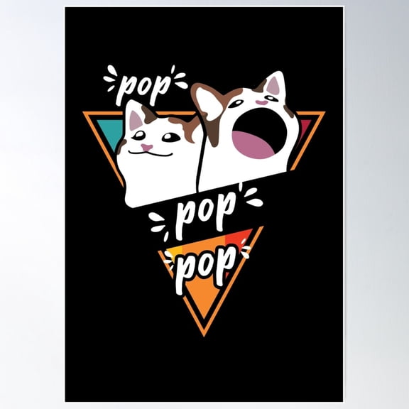 Popcat Poster Wall Art, Poster Only