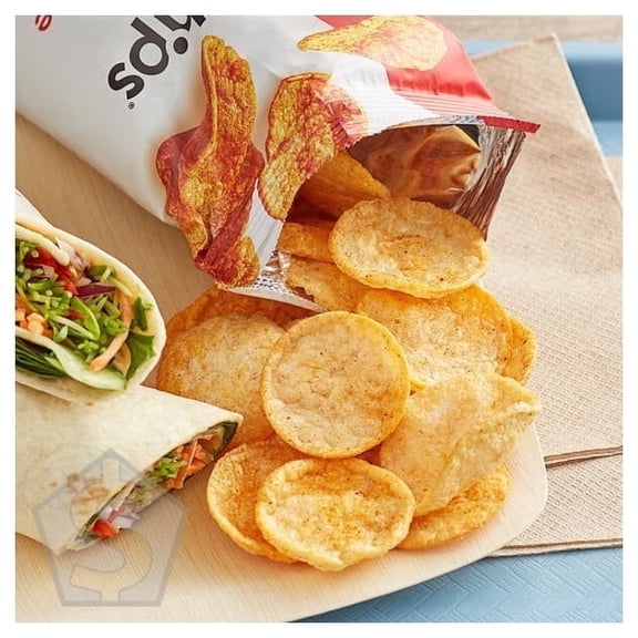 Popchips BBQ Popped Chip Snack 0.8 oz. - 24/Case