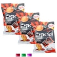 thumbnail image 1 of Popchips BBQ Popped Potato Chips Snacks Pack of 3, Gluten-Free Less Fat Pop Chips Barbecue Crunchy Flavorful Snack for Lunch On the Go Snacking 2.25 Oz Bag w/ Snoep in Beperkte Oplage, 1 of 7