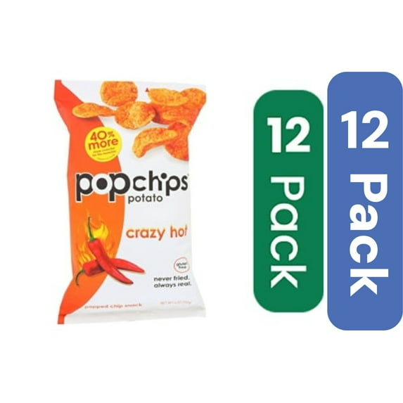 Popchips Crazy Hot Chips 5 oz (Pack Of 12)