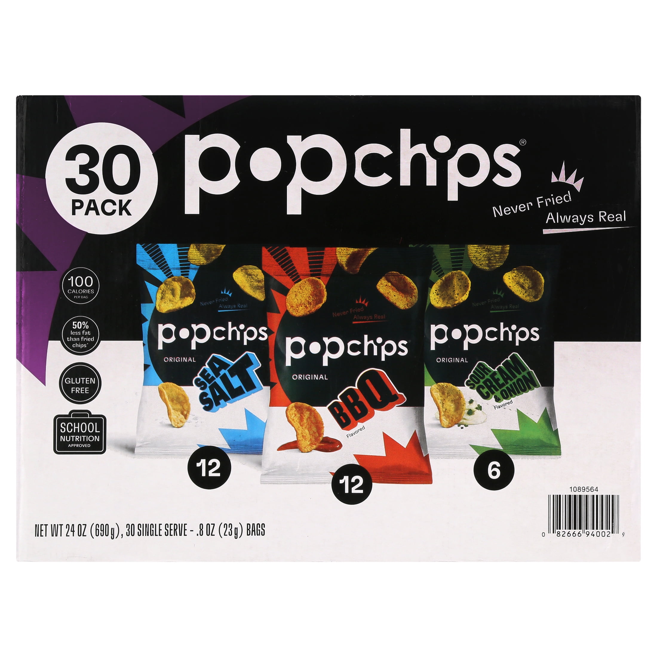 Popchips Variety Box (30 Pack)