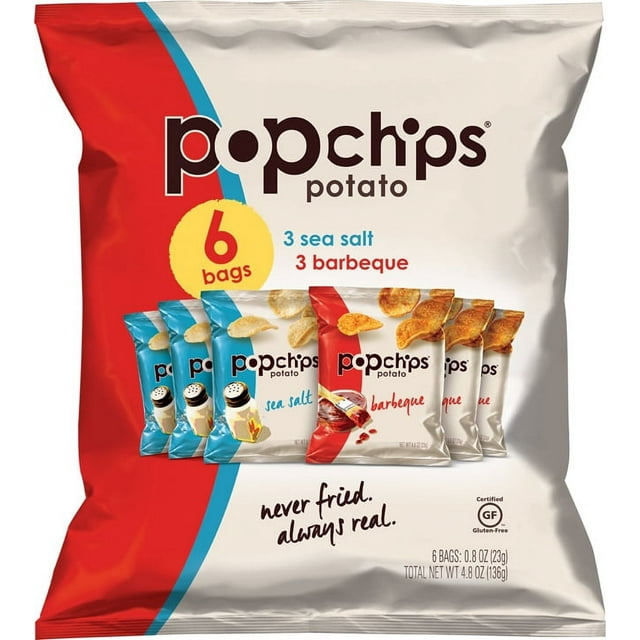 Popchips variety pack, 6 CT