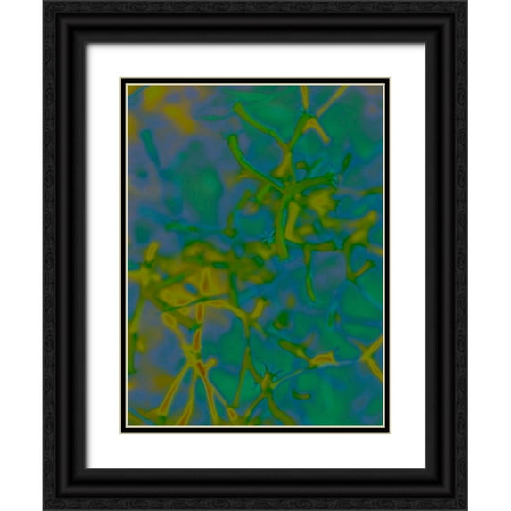 Popcorn 12x14 Black Ornate Wood Framed with Double Matting Museum Art Print Titled - Confetti IV