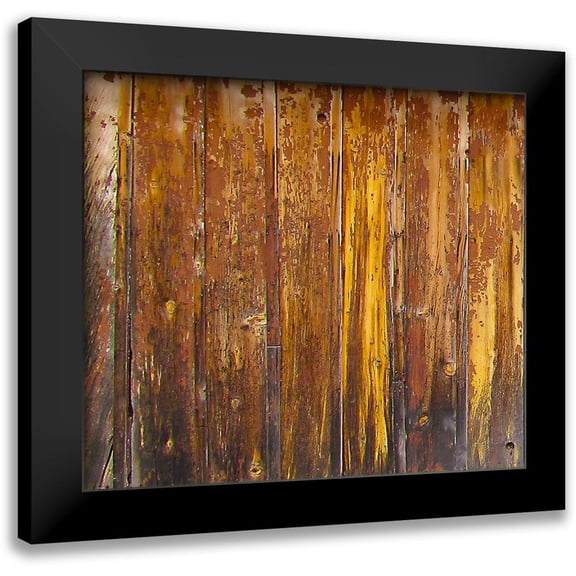 Popcorn 13x12 Black Modern Framed Museum Art Print Titled - Cabin I : Texture