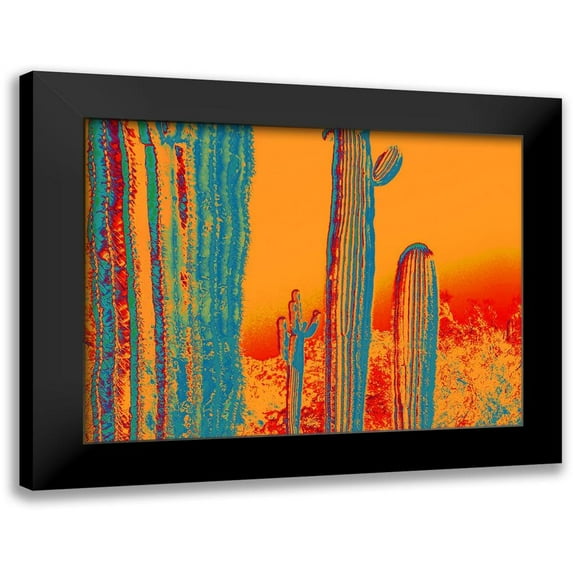 Popcorn 14x12 Black Modern Framed Museum Art Print Titled - Color Blast XVII