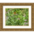thumbnail image 1 of Popcorn 14x12 Gold Ornate Wood Framed with Double Matting Museum Art Print Titled - Butterfly I, 1 of 4
