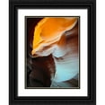 thumbnail image 1 of Popcorn 15x18 Black Ornate Wood Framed with Double Matting Museum Art Print Titled - Antelope Canyon VII, 1 of 4