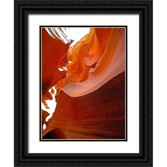 Popcorn 15x18 Black Ornate Wood Framed with Double Matting Museum Art Print Titled - Antelope Canyon VI