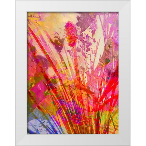 Popcorn 15x18 White Modern Wood Framed Museum Art Print Titled - Color Blast XI