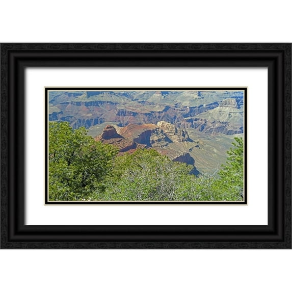 Popcorn 18x12 Black Ornate Wood Framed with Double Matting Museum Art Print Titled - Grand Canyon 3