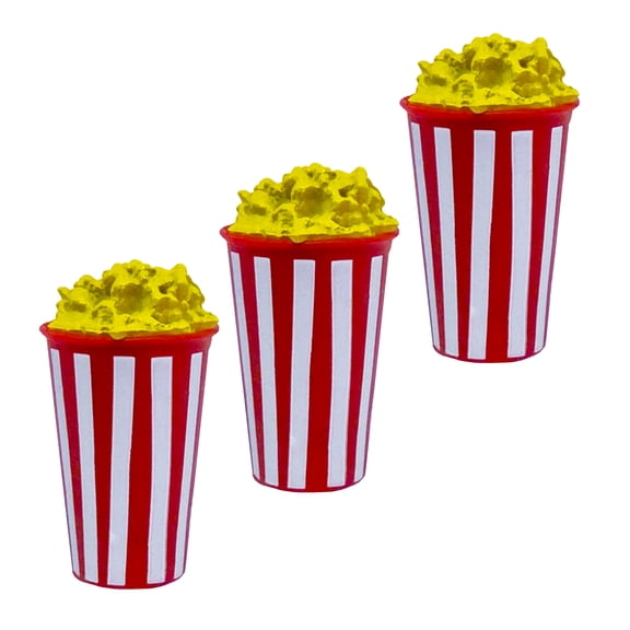 Popcorn Accessory for WWE & AEW Wrestling Action Figures [Set of 3]