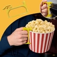 thumbnail image 1 of Popcorn Bucket Ecohintz Reusable Popcorn Bucket with Handle - Large Plastic Serving Bowl for Movie & Camping - Snack Container with Comfort Grip - Kitchen Entertaining Essential, Yellow, 1 of 9