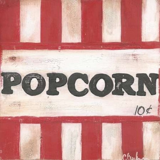 Popcorn Canvas Art - Cassandra Cushman (24 x 24)