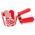 thumbnail image 1 of Popcorn Cupcake Wrappers - Red and White Striped - Cute Circus Party Supplies and Carnival Decorations - Movie Night Theme - Easy Set Up For Birthday Parties and Celebrations - Set of 48, 1 of 7