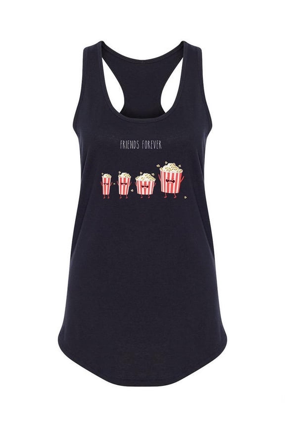Popcorn In Boxes Friends Racerback Tank Women -Image by Shutterstock, Female x-Large