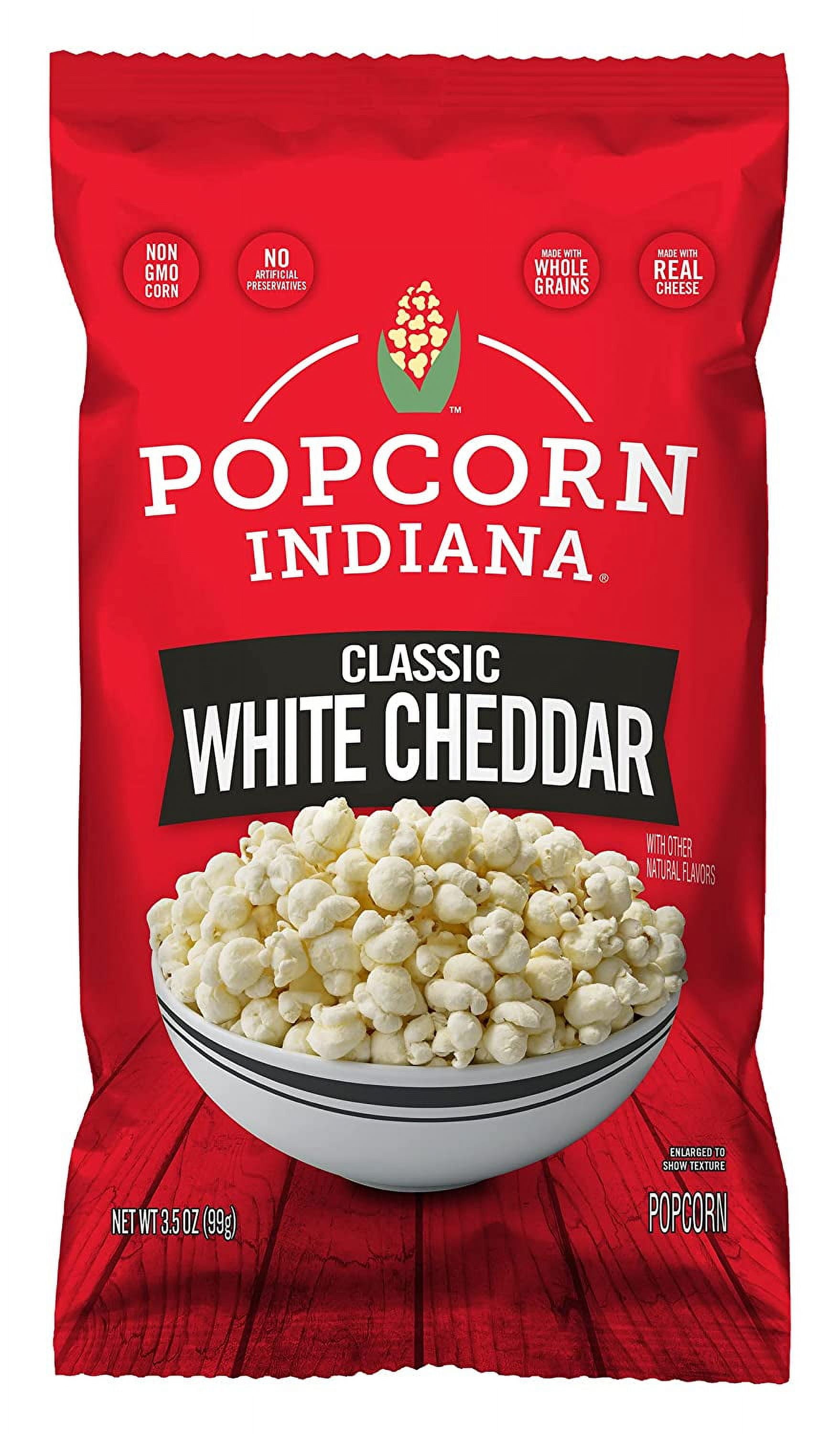 Popcorn Indiana Classic White Cheddar, 2.1 Oz (Pack of 6) - Walmart.com